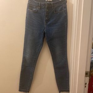 High rise skinny women’s jeans